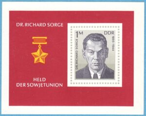 DDR 1976 M2115 BL44** Dr Richard Sorge