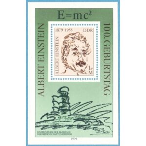 DDR 1979 M2402 BL54** Albert Einstein