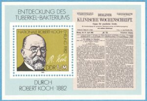 DDR 1982 M2685 BL67** Robert Koch