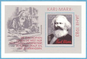 DDR 1983 M2789 BL71** Karl Marx